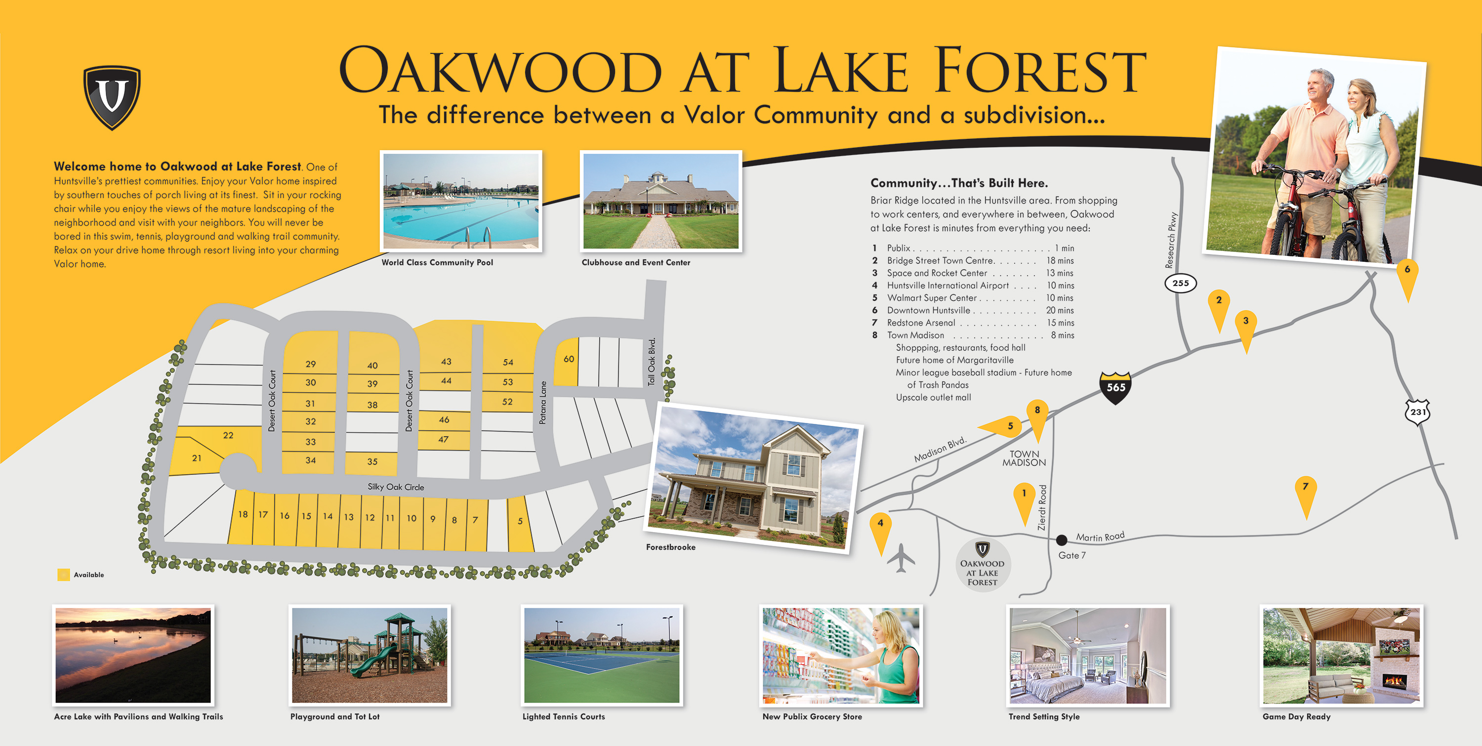 Oakwood Lake Forest Area Info