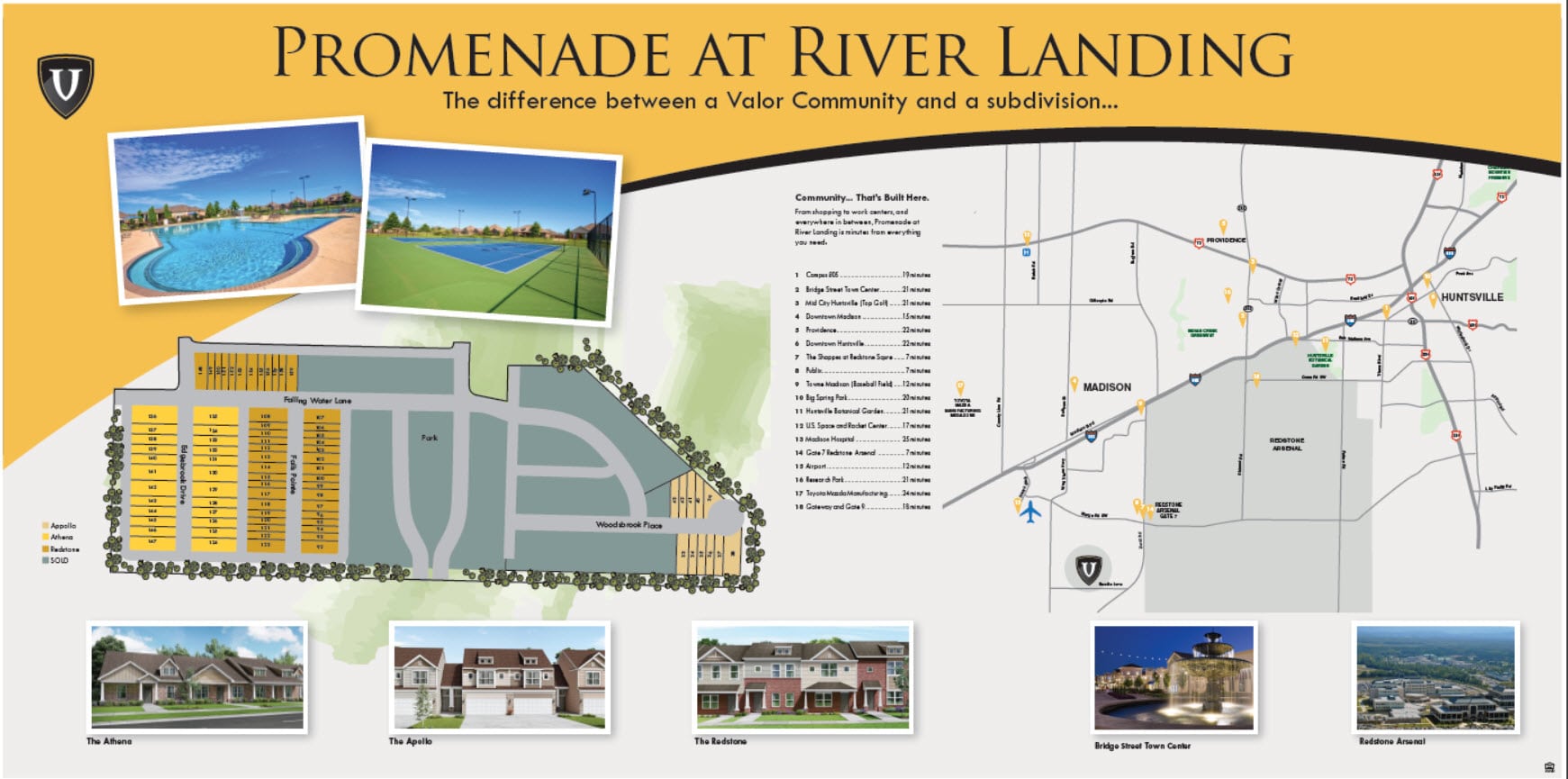 Promenade at River Landing New Homes in Huntsville/Triana, AL, AL