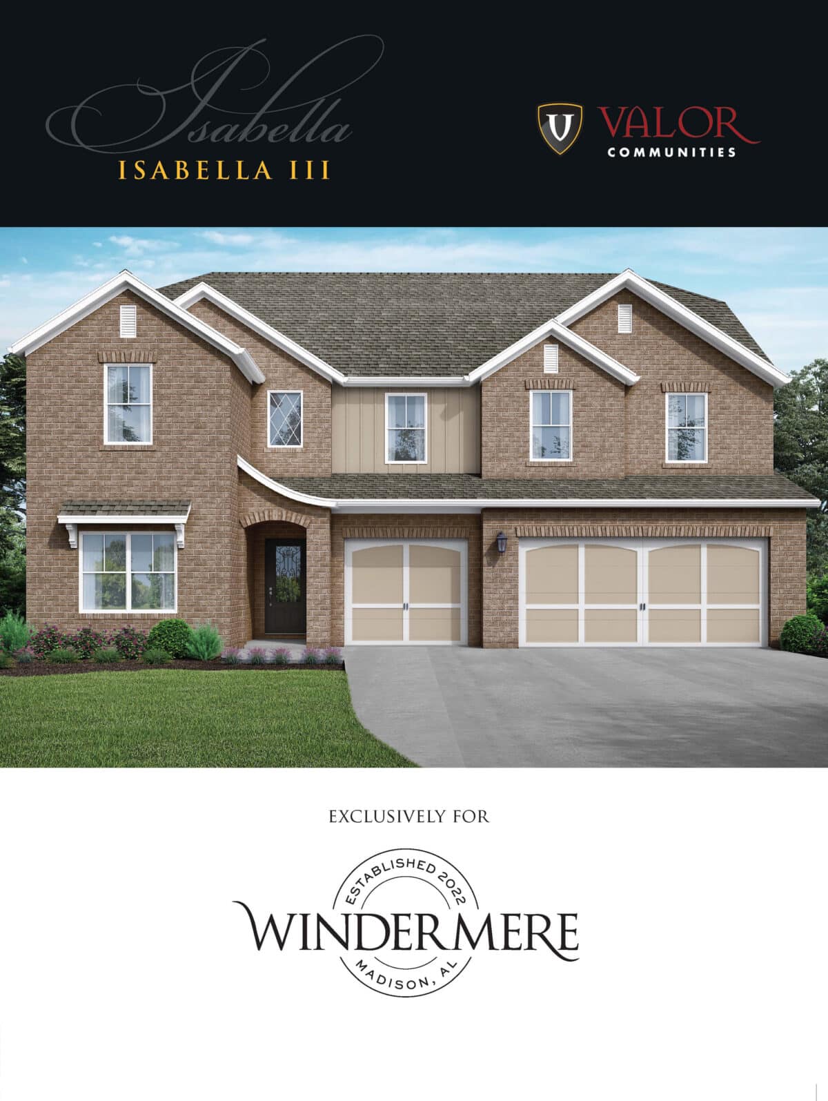 The Isabella III Windermere Tour Valor Communities New Homes for Sale