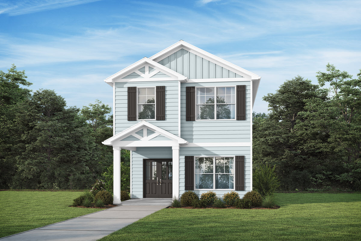 The Baytowne 1 w/ 2 Car Carriage House