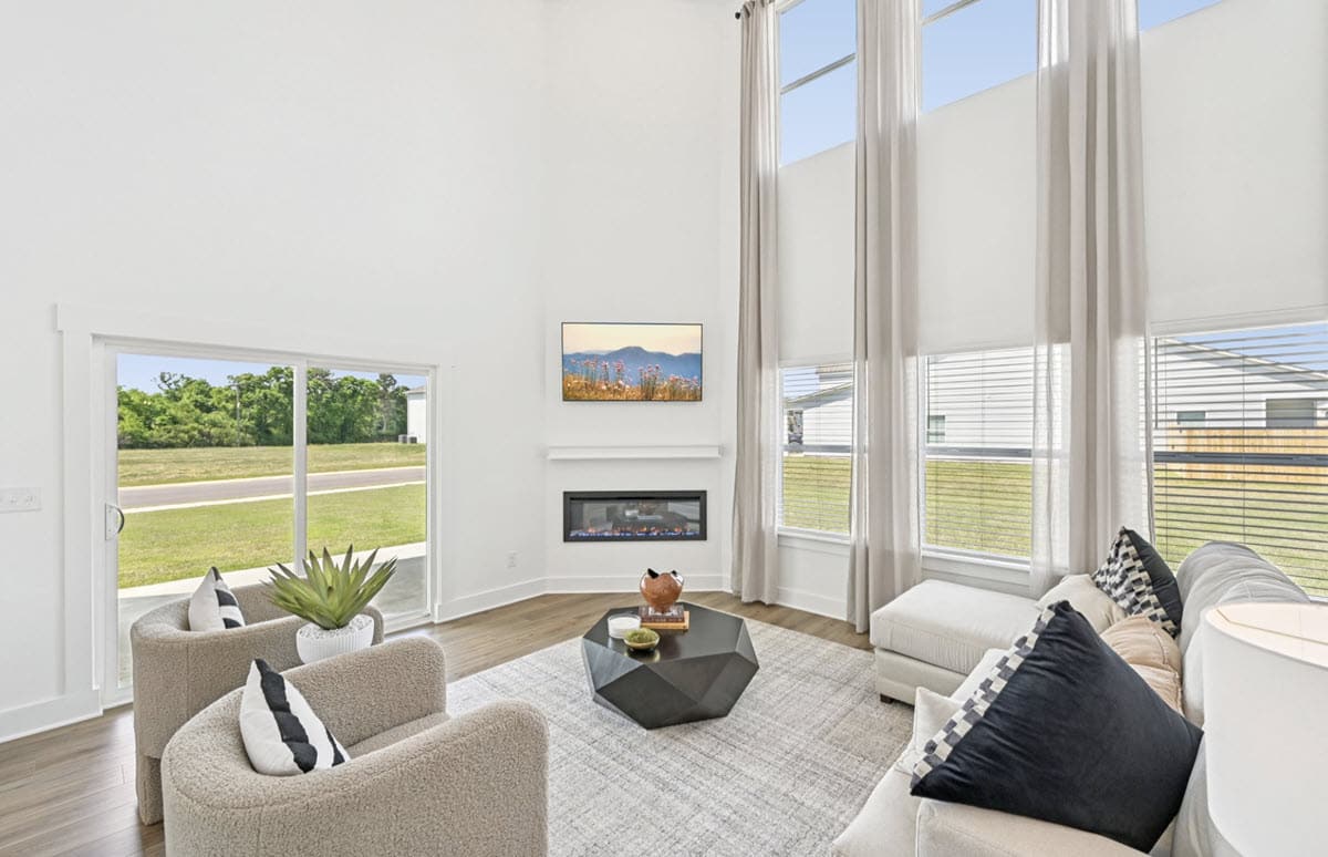 Baltimore Hill Laurel LR tall ceilings