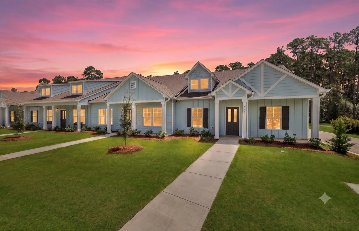 * The Villas at Traditions * Nautica Villas at dusk